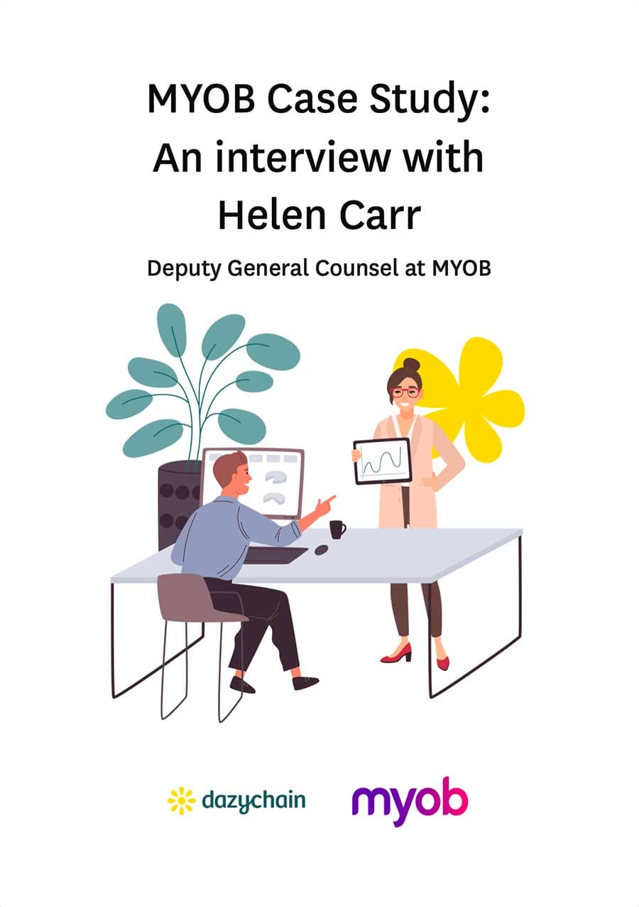 An interview with Helen Carr, Deputy General Counsel at MYOB