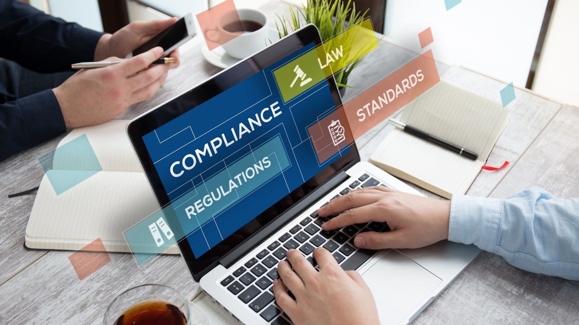 feature image for a blog about compliance monitoring softwares