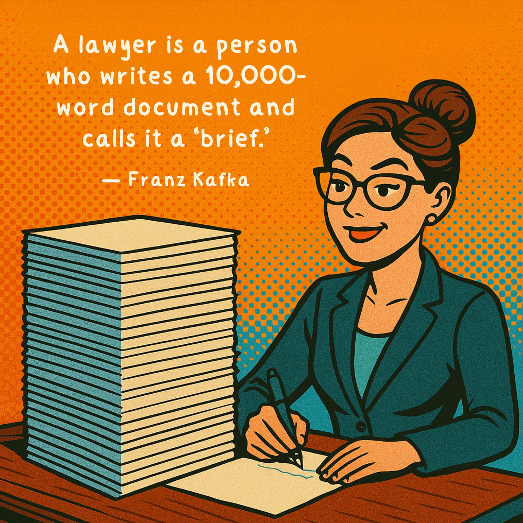 lawyer quote about long documents