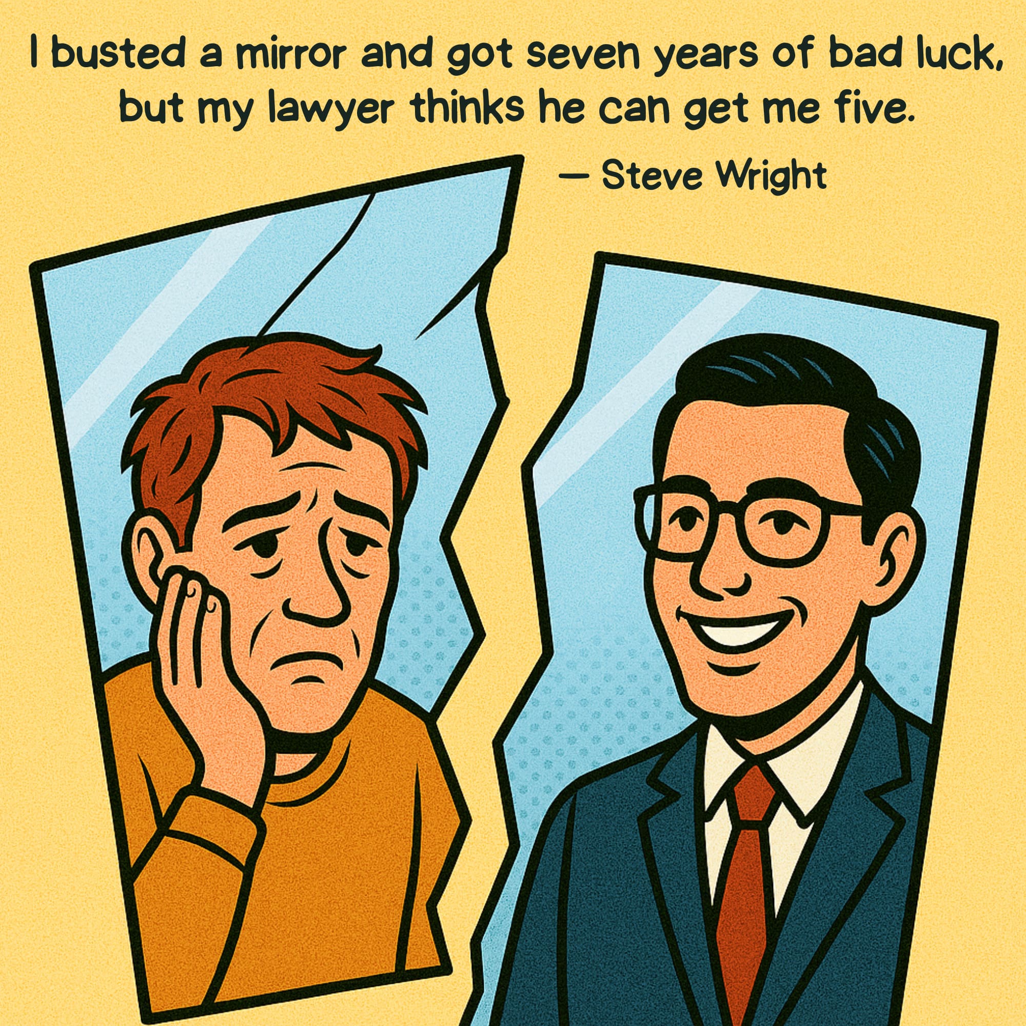 lawyer quote by Steve Wright