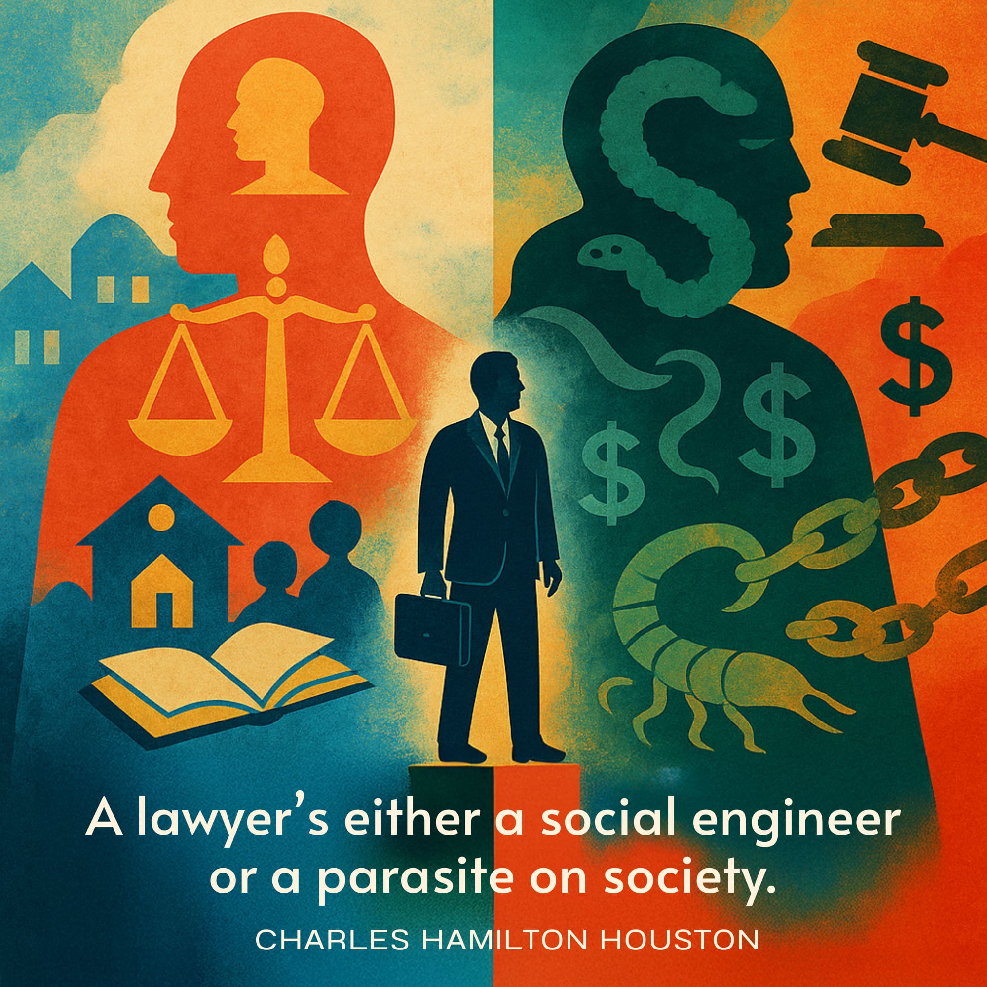 Lawyer Quote by Charles Hamilton Houston 