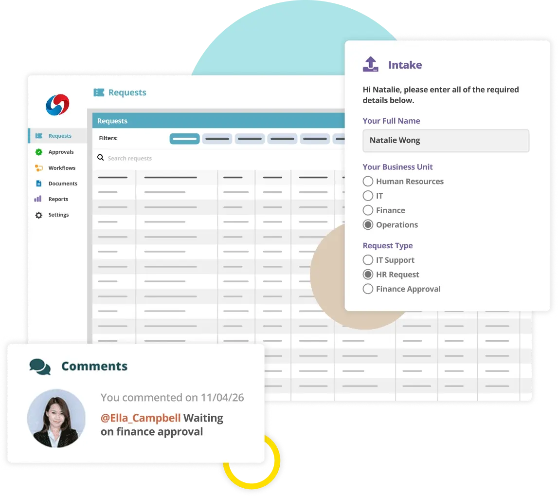 Service request management helps different teams